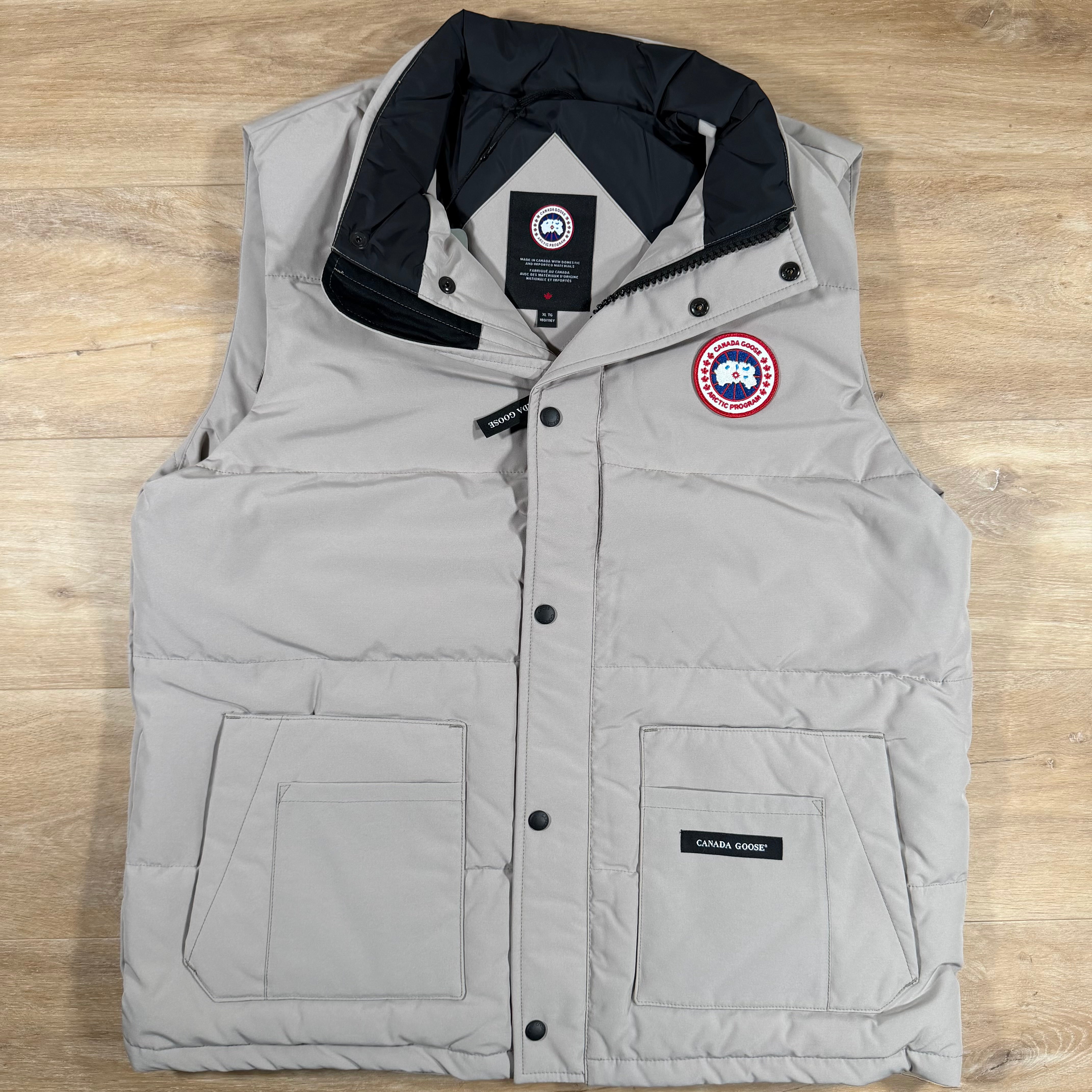 Canada Goose Freestyle Crew Vest in Limestone – Label Menswear