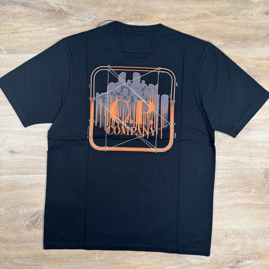 C.P. Company Metropolis T-Shirt in Black