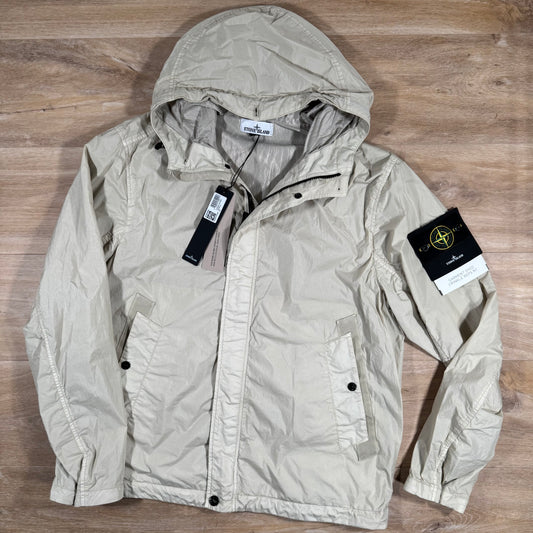 Stone Island Crinkle Reps R-NY Jacket in Sand