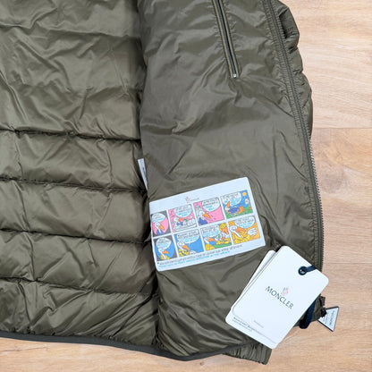 Moncler Najan Hooded Down Jacket in Green