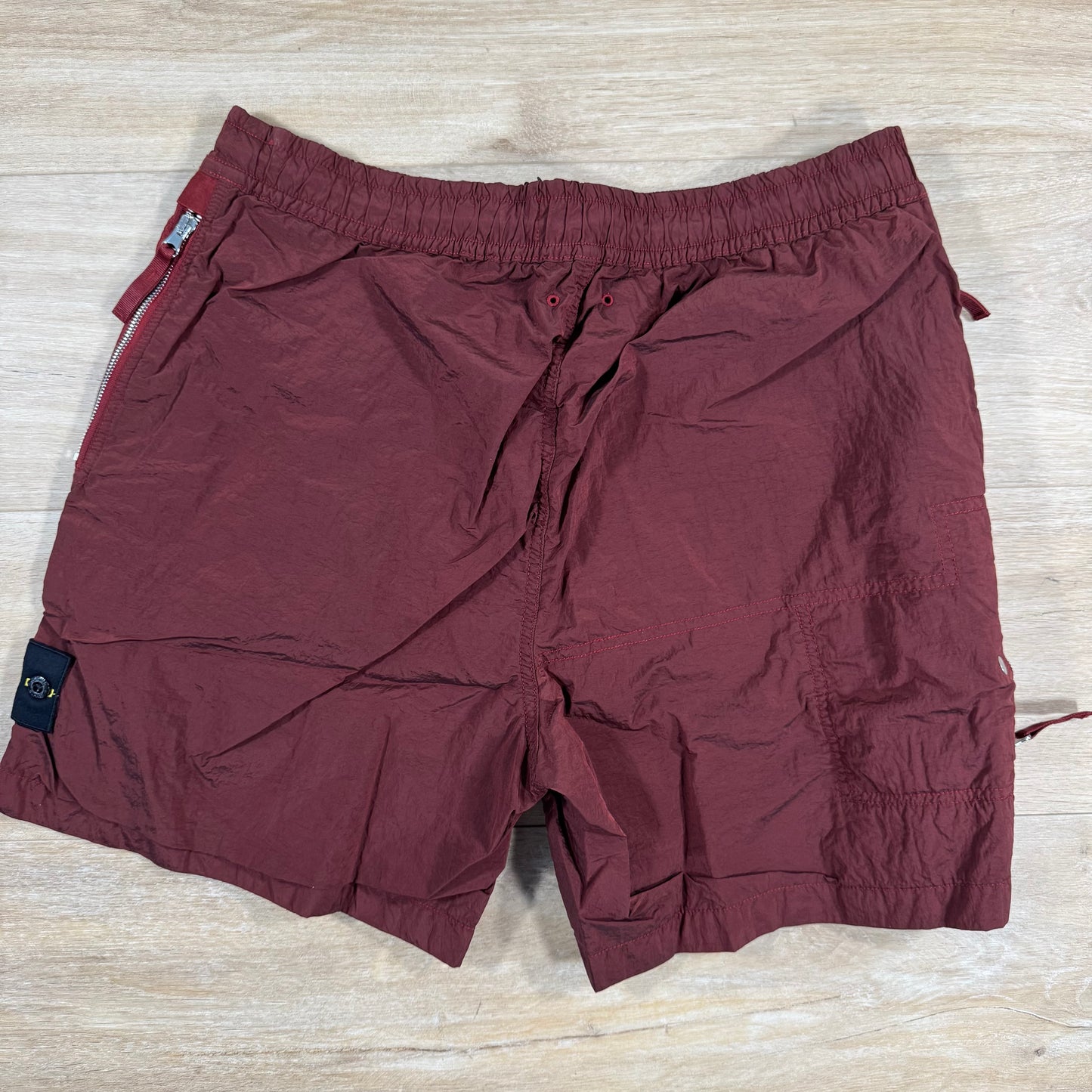 Stone Island Nylon Metal Bermuda Shorts in Copper