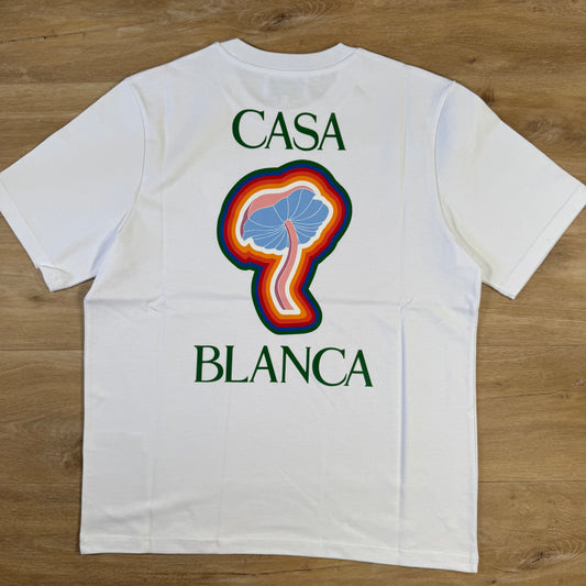 Casablanca Mushroom T-Shirt in White