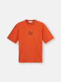 Stone Island 'Vertical Placement' Print T-Shirt in Burnt Orange