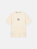 Stone Island 'Vertical Placement' Print T-Shirt in Ivory