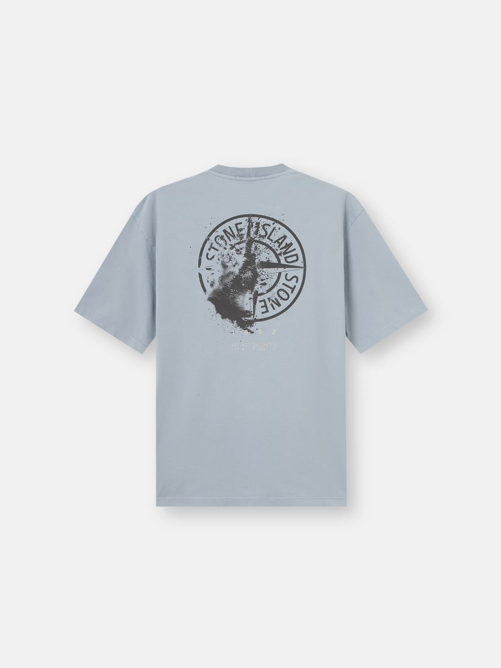 Stone Island 'Desert' Print T-Shirt in Ash Grey