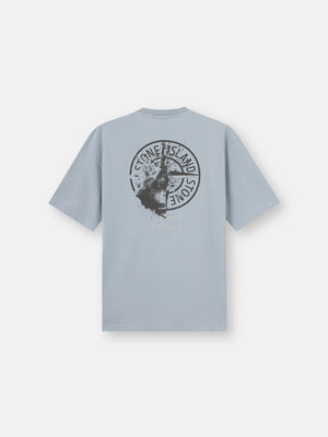 Stone Island 'Desert' Print T-Shirt in Ash Grey