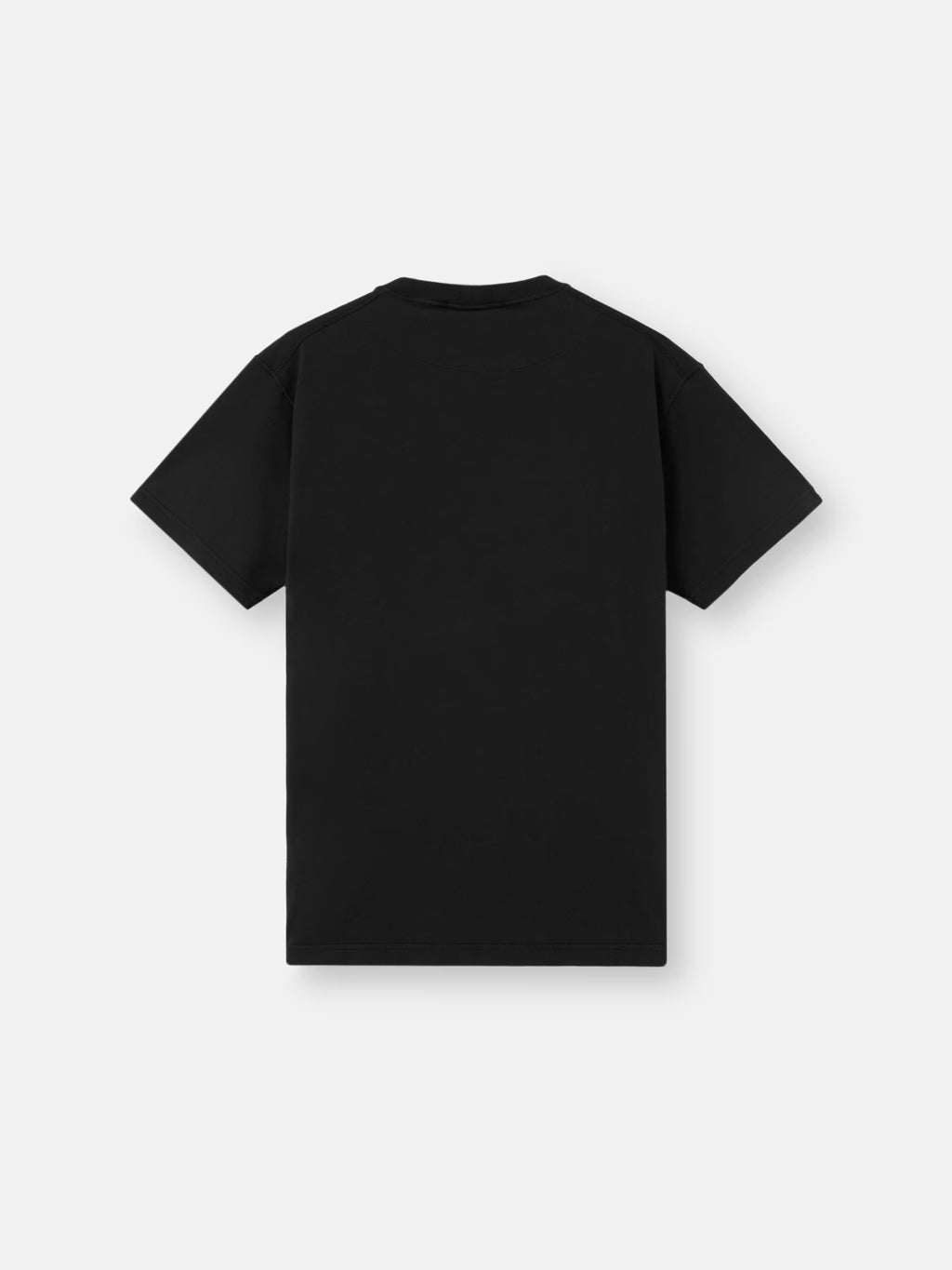 Stone Island 'Fissato' Effect Compass Patch T-Shirt in Black