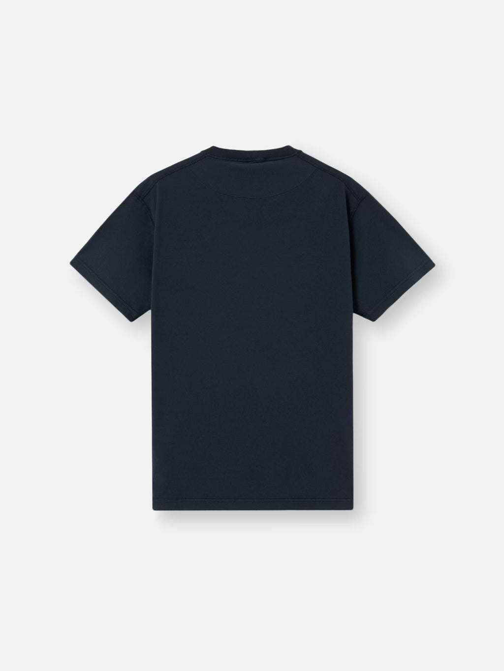 Stone Island 'Fissato' Effect Compass Patch T-Shirt in Navy