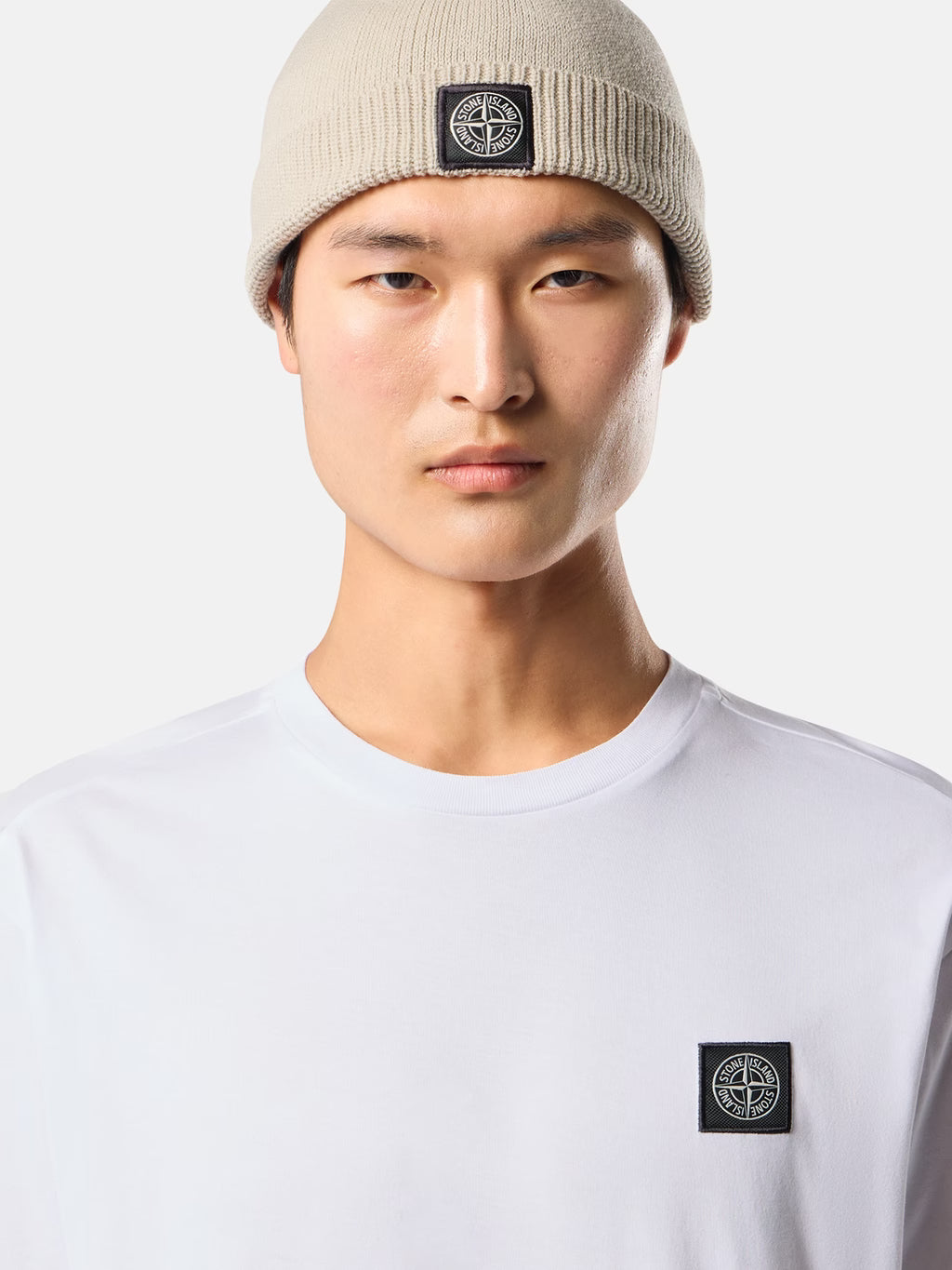 Stone Island Compass Patch T-Shirt in White