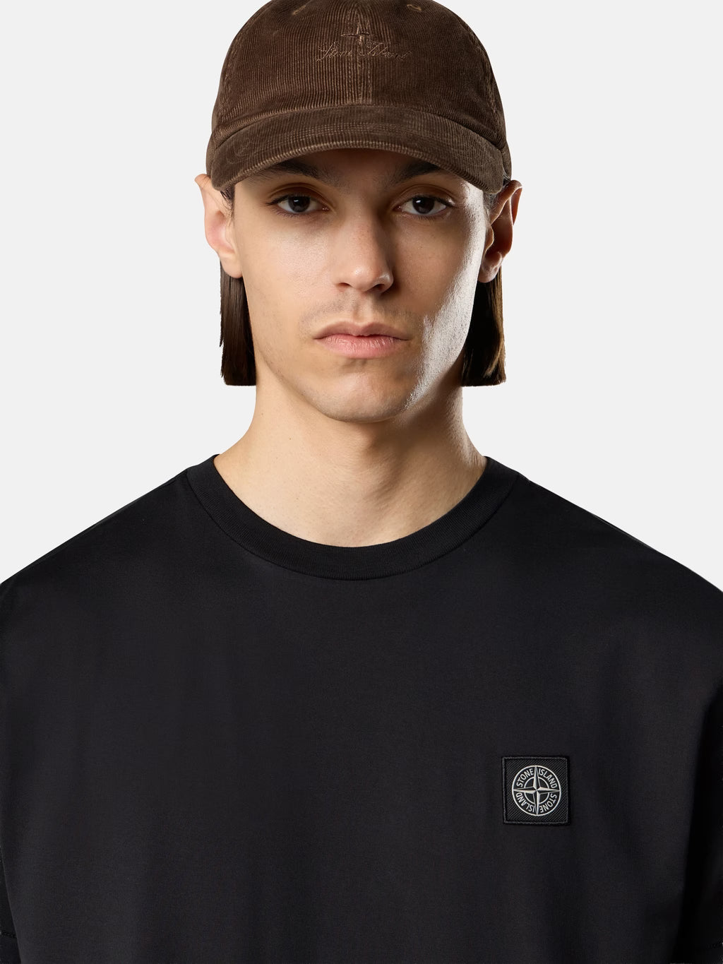 Stone Island Compass Patch T-Shirt in Black