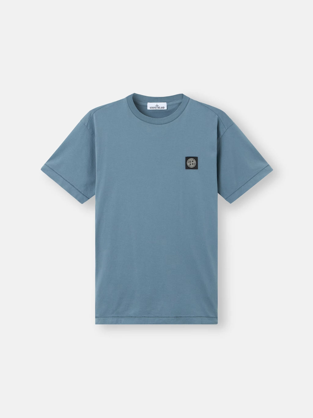 Stone Island Compass Patch T-Shirt in Steel Blue