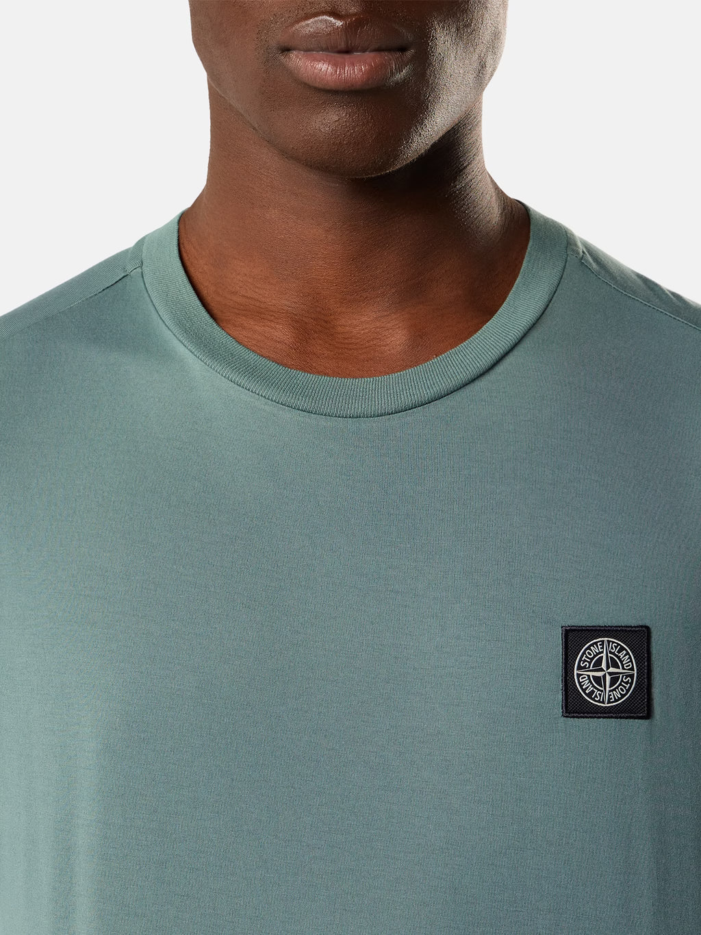 Stone Island Compass Patch T-Shirt in Ocean Green