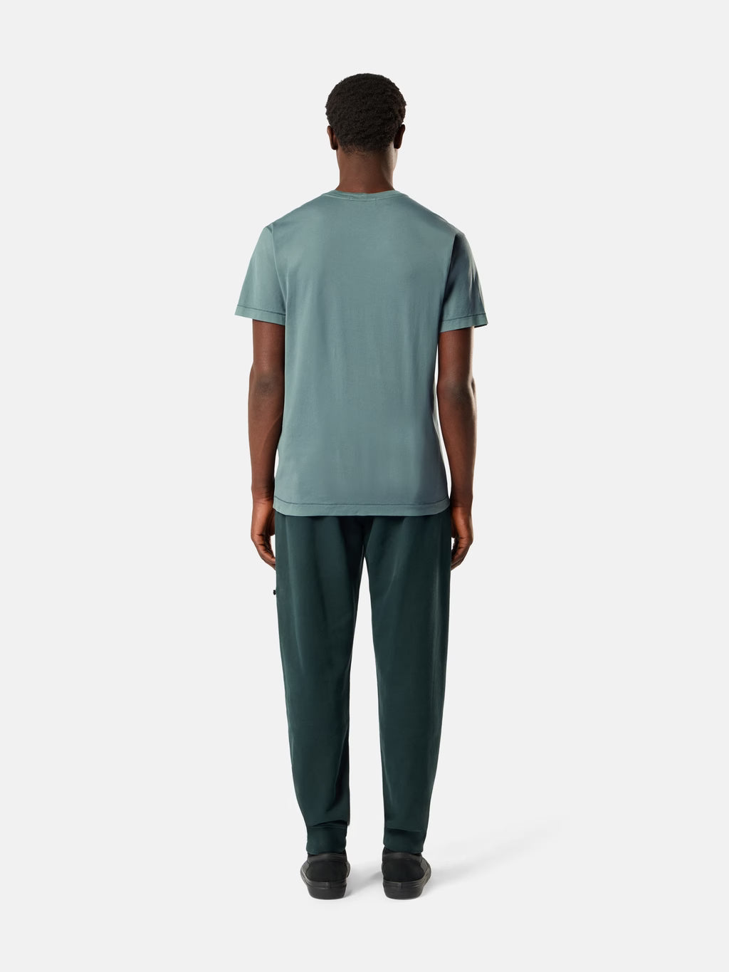 Stone Island Compass Patch T-Shirt in Ocean Green