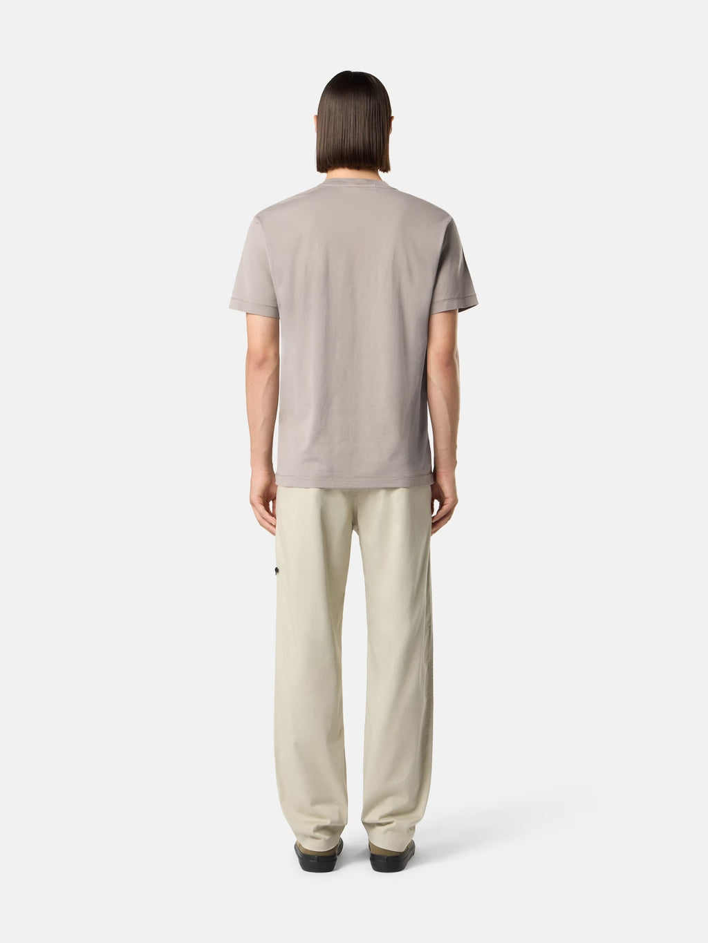Stone Island Compass Patch T-Shirt in Grey