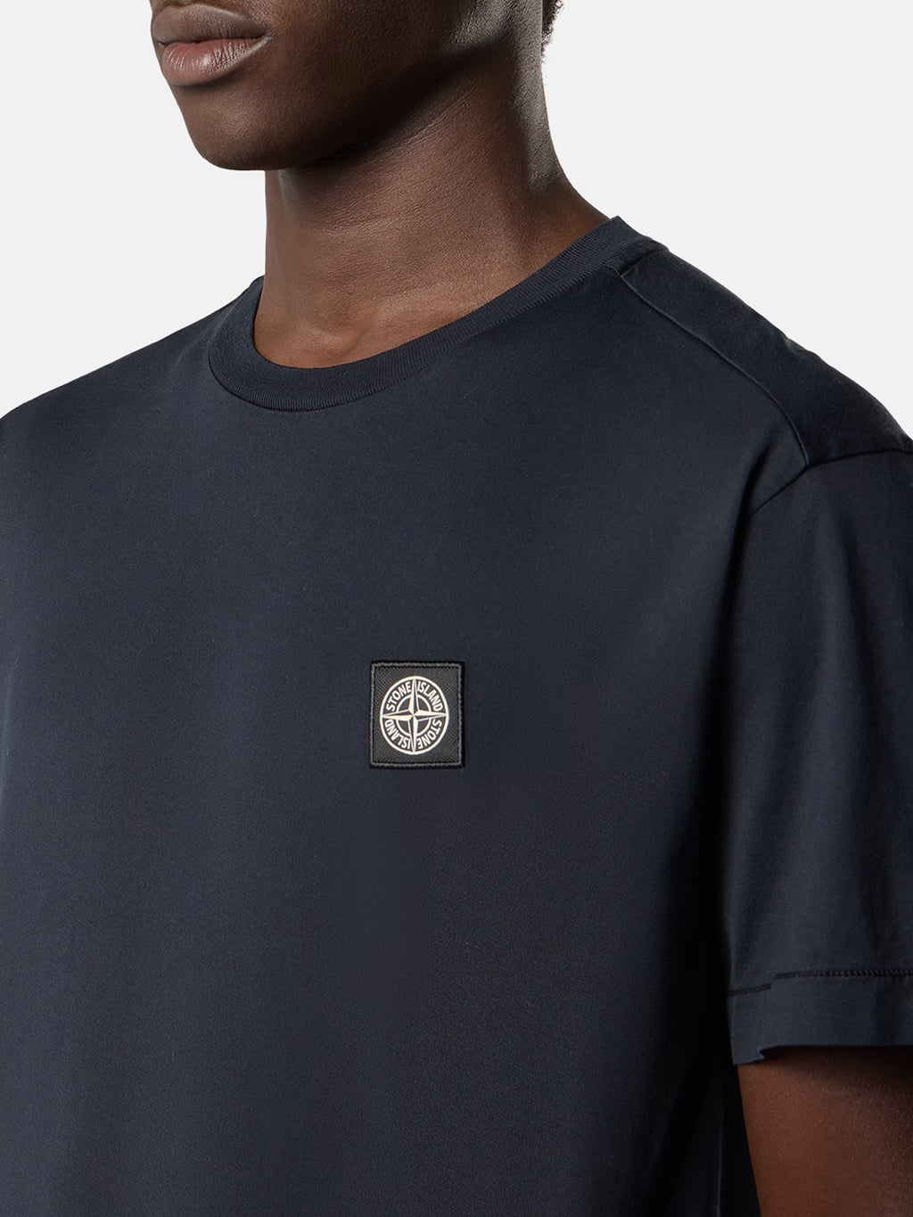 Stone Island Compass Patch T-Shirt in Navy
