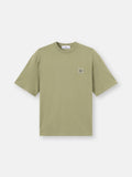Stone Island Combed Organic Cotton T-Shirt in Laurel Green