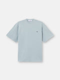 Stone Island Combed Organic Cotton T-Shirt in Ash Grey