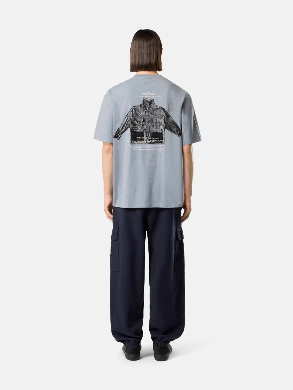 Stone Island Archivio Print T-Shirt in Ash Grey