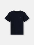 Stone Island Ghost Tonal Compass Patch T-Shirt in Navy