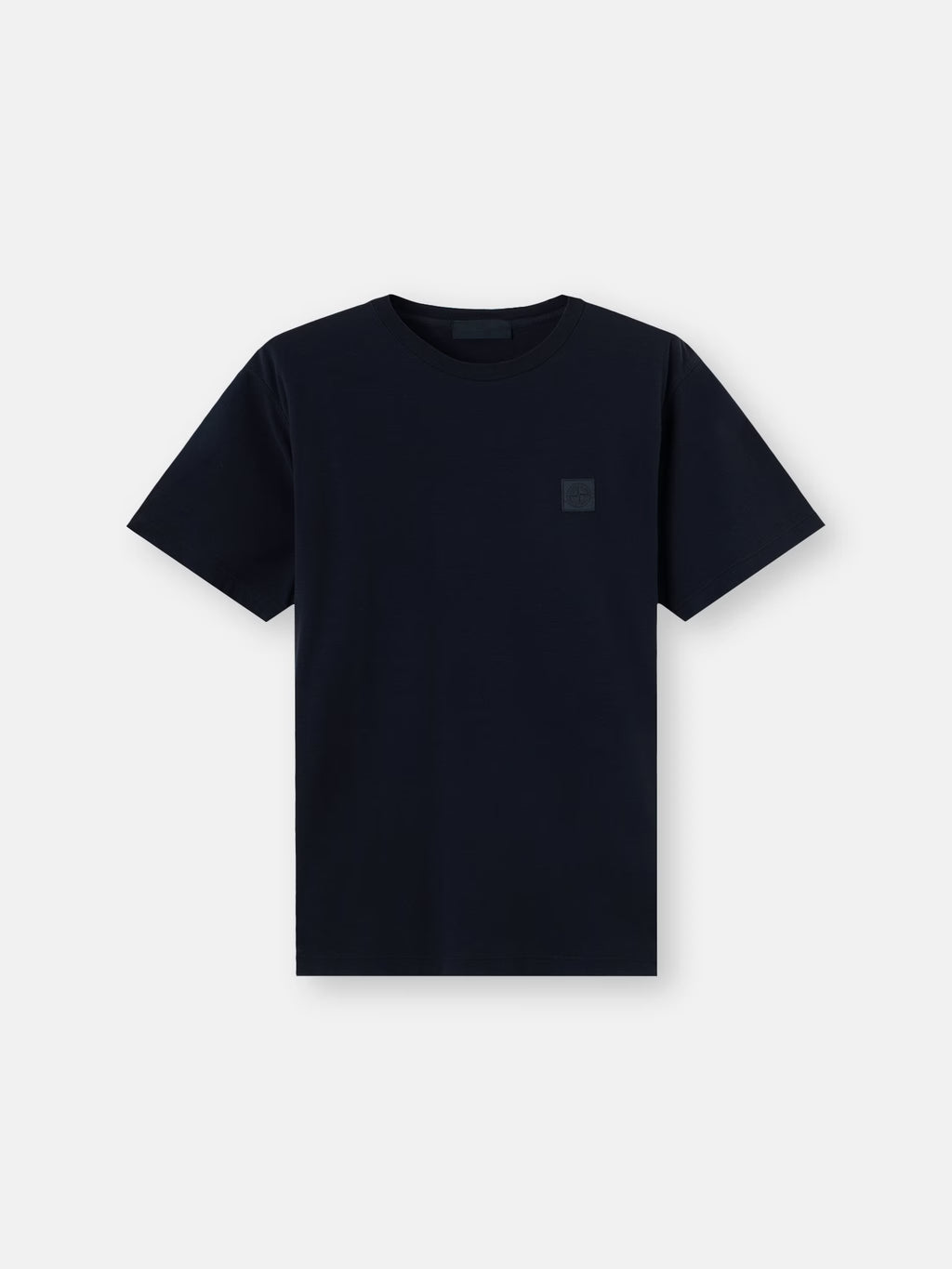 Stone Island Ghost Tonal Compass Patch T-Shirt in Navy