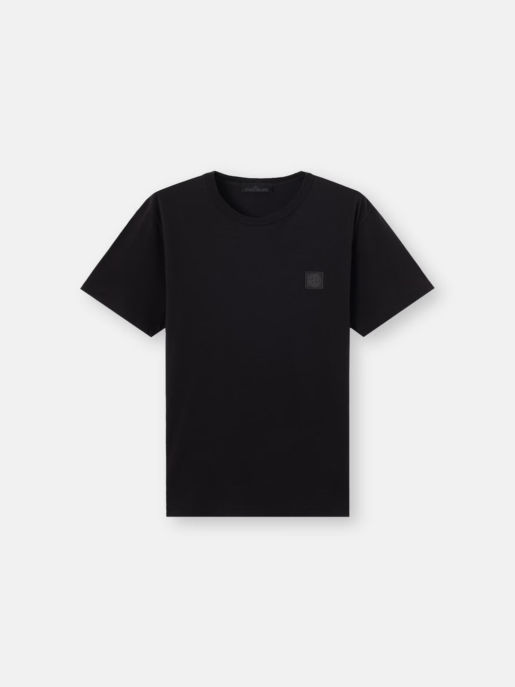 Stone Island Ghost Tonal Compass Patch T-Shirt in Black