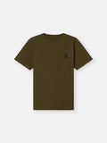 Stone Island Ghost Tonal Compass Patch T-Shirt in Military Green