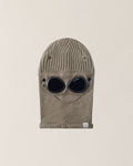 C.P. Company Merino Wool Goggle Balaclava in Fallen Rock - Beige