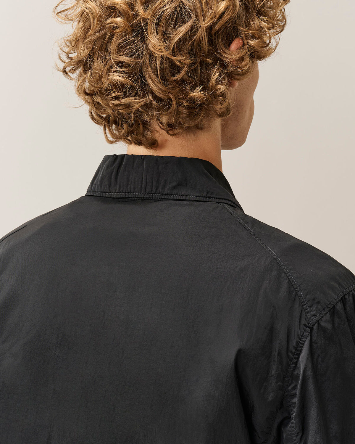 C.P. Company Chrome-R Chest Pocket Lens Overshirt in Black