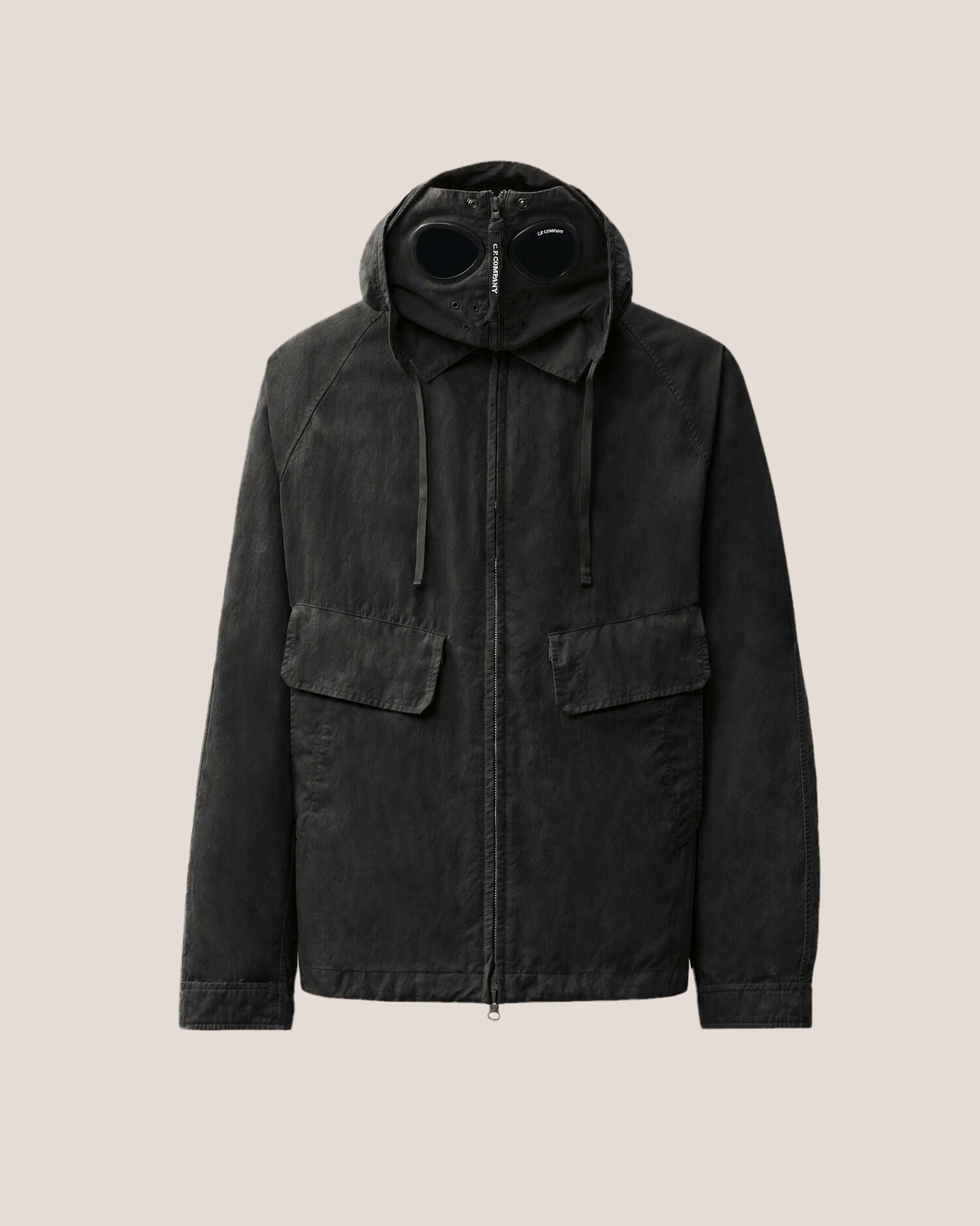 C.P. Company Twill Mixed Explorer Jacket in Black