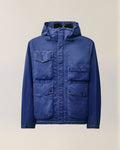 C.P. Company T-Flatt Padded Goggle Jacket in Peacoat - Blue