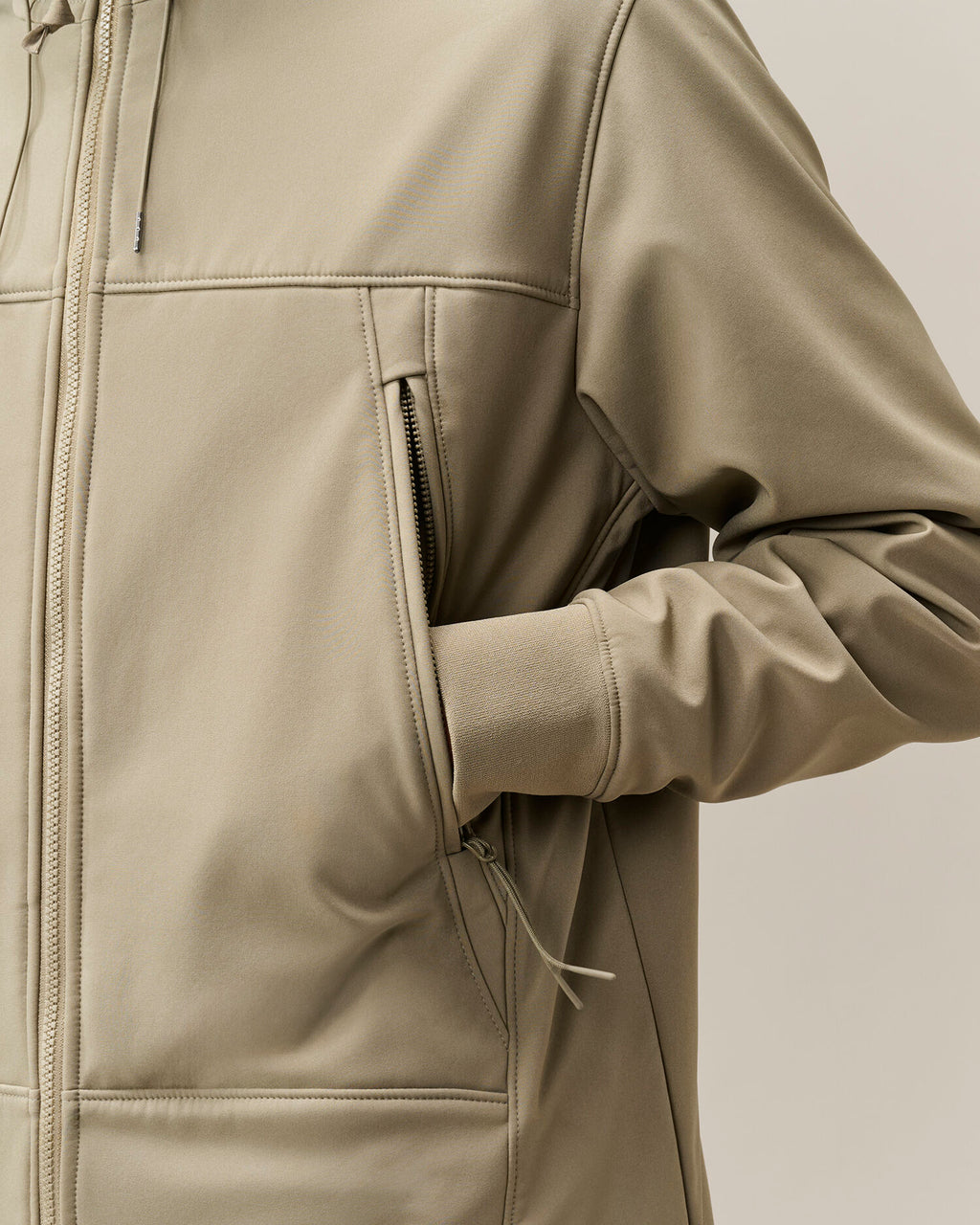 C.P. Company Shell-R Goggle Jacket in Fallen Rock - Beige
