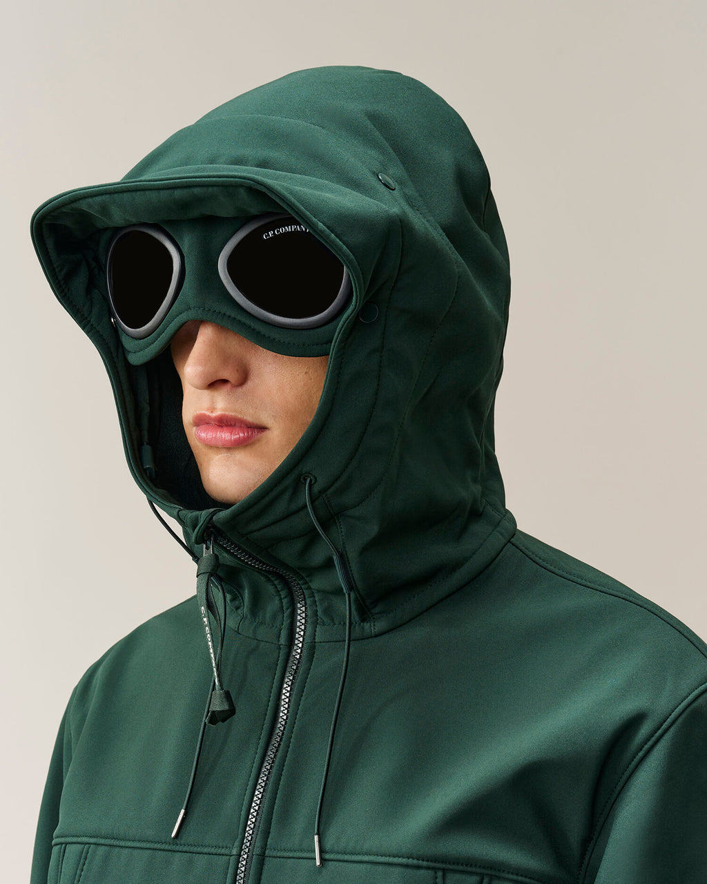 C.P. Company Shell-R Goggle Jacket in Ponderosa Pine - Green