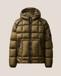 C.P. Company D.D. Shell Lens Puffer Jacket in Ivy Green