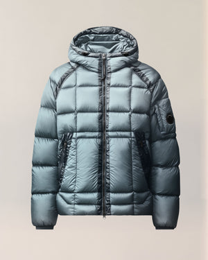 C.P. Company D.D. Shell Lens Puffer Jacket in Orion Blue