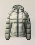 C.P. Company D.D. Shell Lens Puffer Jacket in Flint Grey