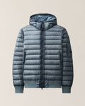 C.P. Company D.D. Shell Hooded Lens Down Jacket in Orion Blue