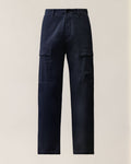 C.P. Company Stretch Sateen Lens Cargo Pants in Navy