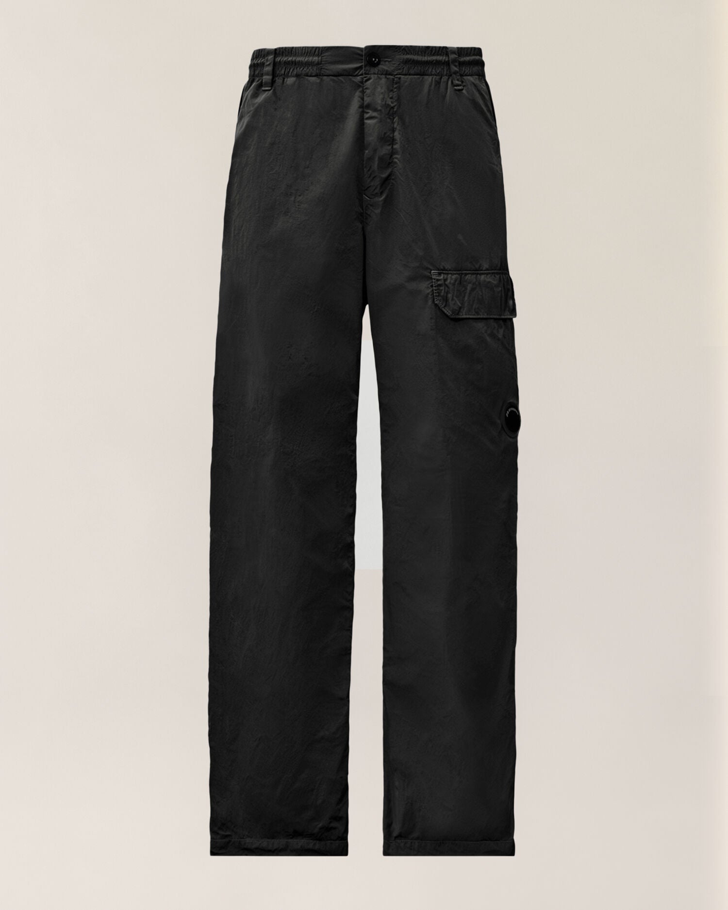 C.P. Company Chrome-R Regular Lens Cargo Pants in Black