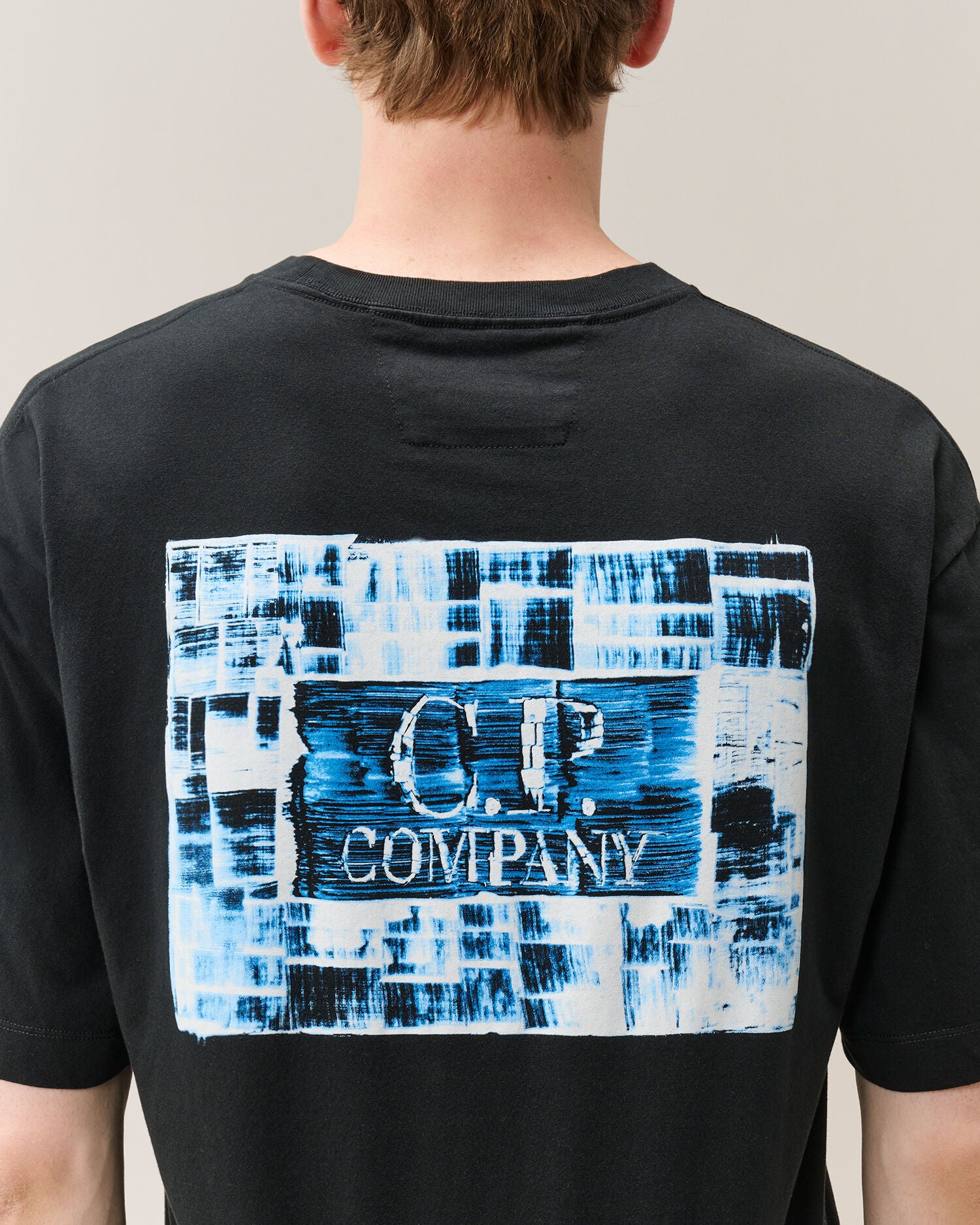 C.P. Company 30/1 Jersey Graphics T-Shirt in Black
