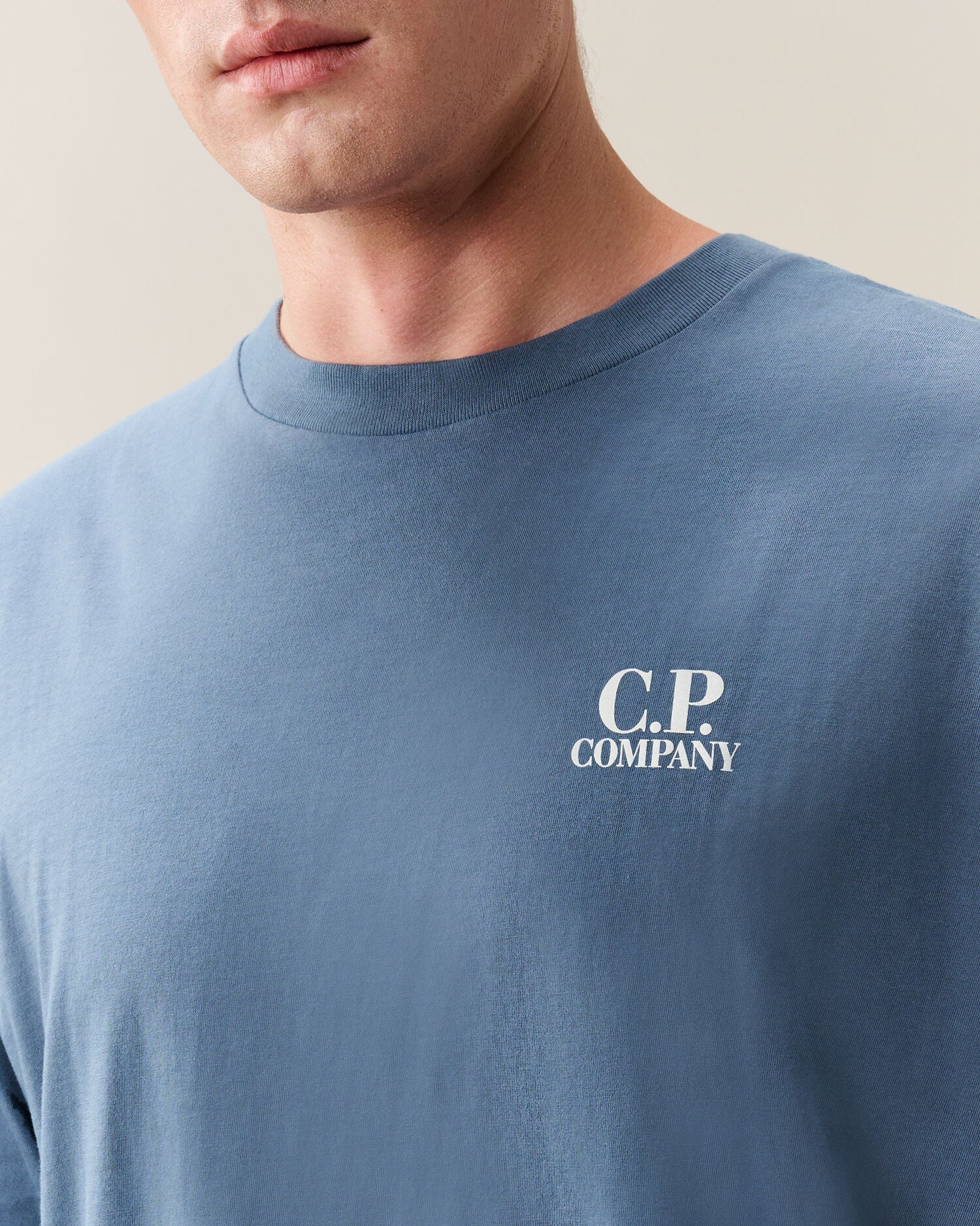 C.P. Company 30/1 Jersey British Sailor T-Shirt in Orion Blue