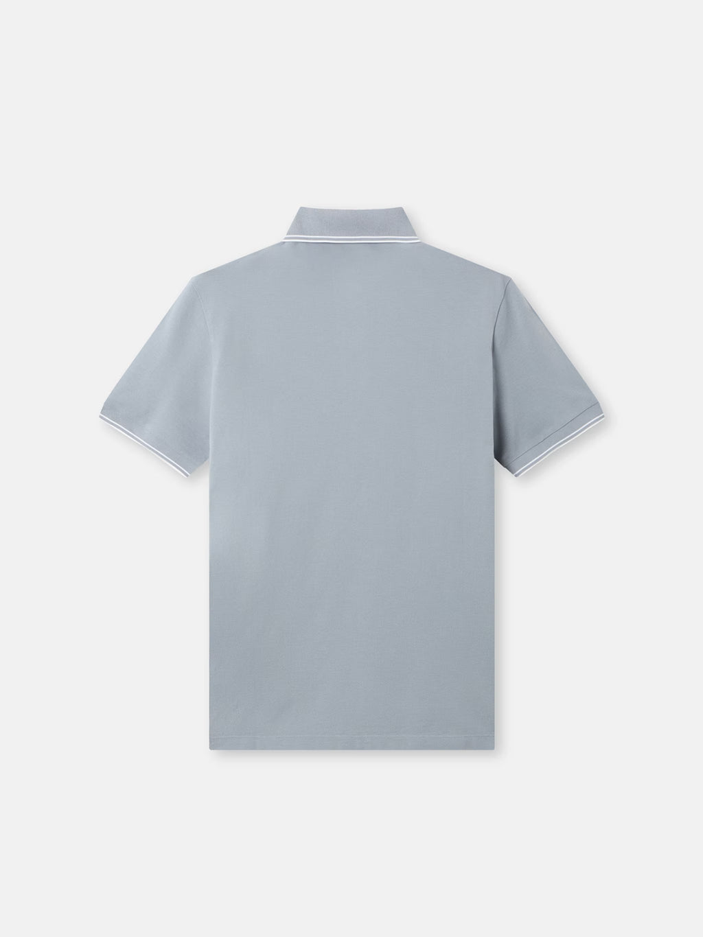 Stone Island Stretch Organic Cotton Pique Compass Patch Polo Shirt in Ash Grey