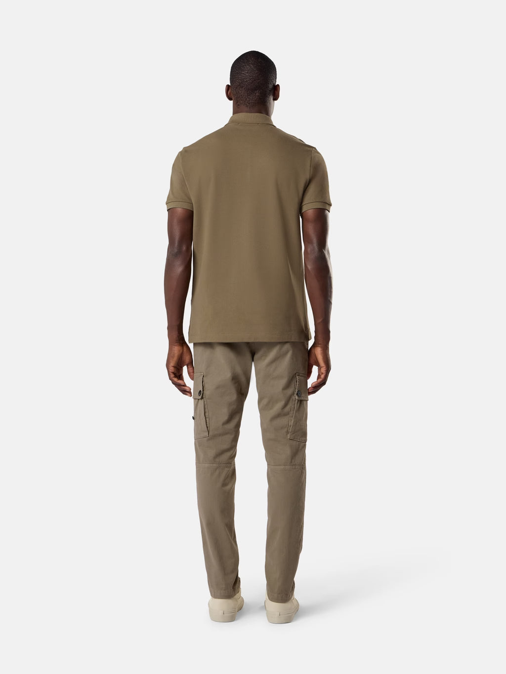 Stone Island Regular-Fit Compass Patch Polo Shirt in Military Green