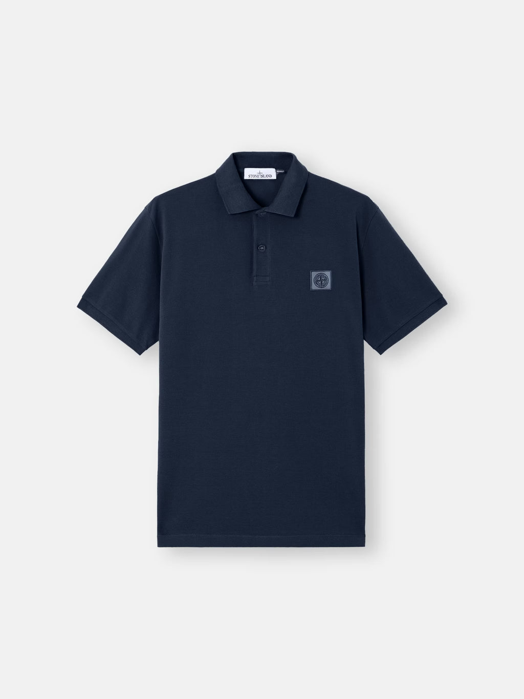 Stone Island Regular-Fit Compass Patch Polo Shirt in Navy
