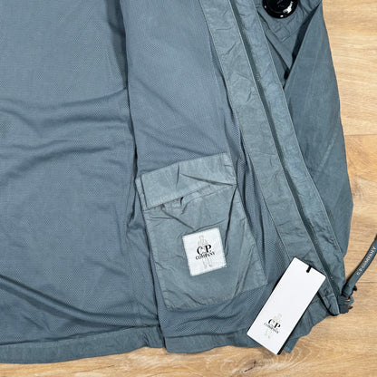 C.P. Company Chrome-R Lens Overshirt in Stormy Weather - Blue