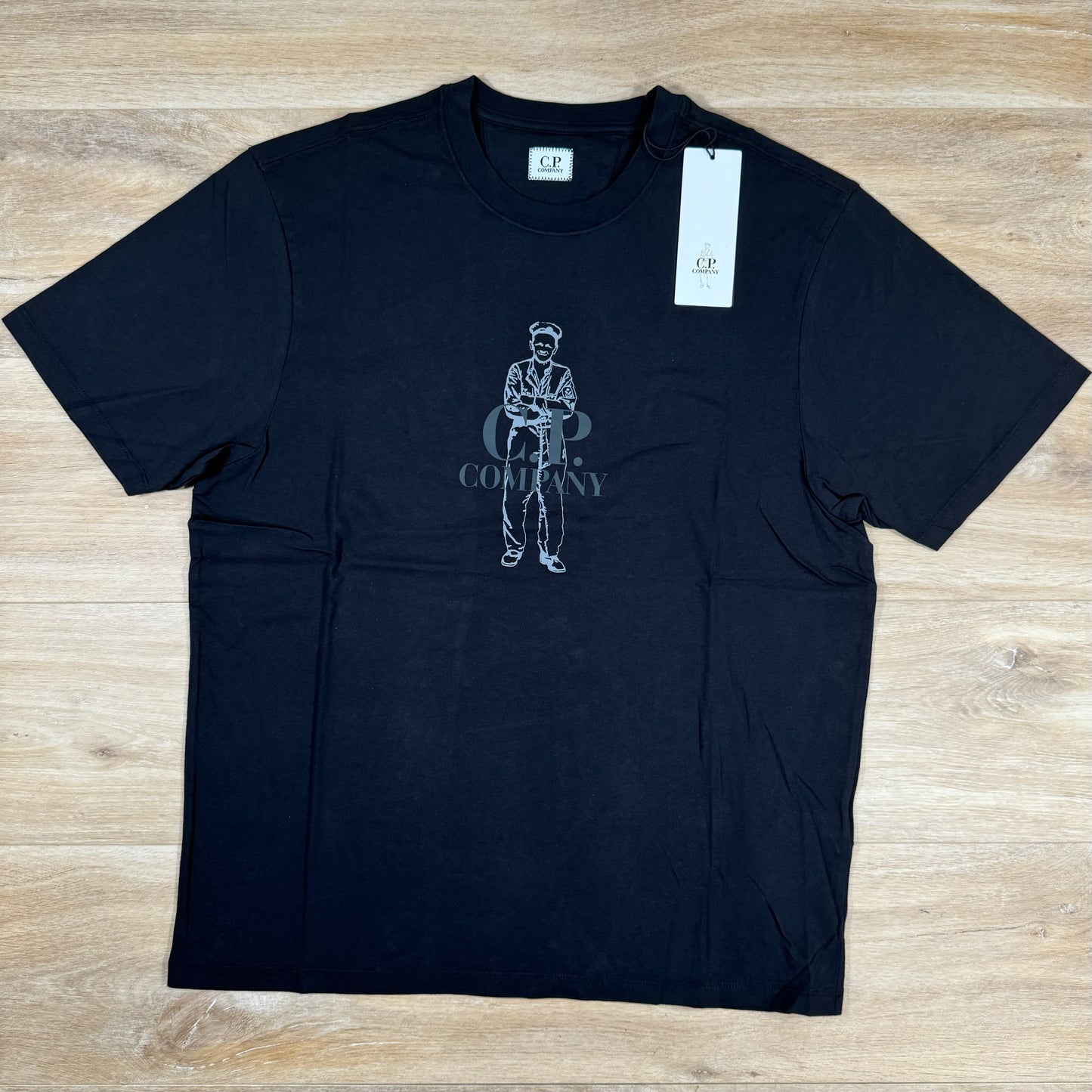 C.P. Company British Sailor T-Shirt in Black