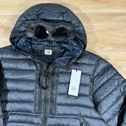 C.P. Company D.D. Shell Goggle Down Jacket in Navy