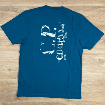 C.P. Company Relaxed Graphic T-Shirt in Ink Blue