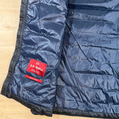 C.P. Company D.D. Shell Goggle Down Gilet in Navy