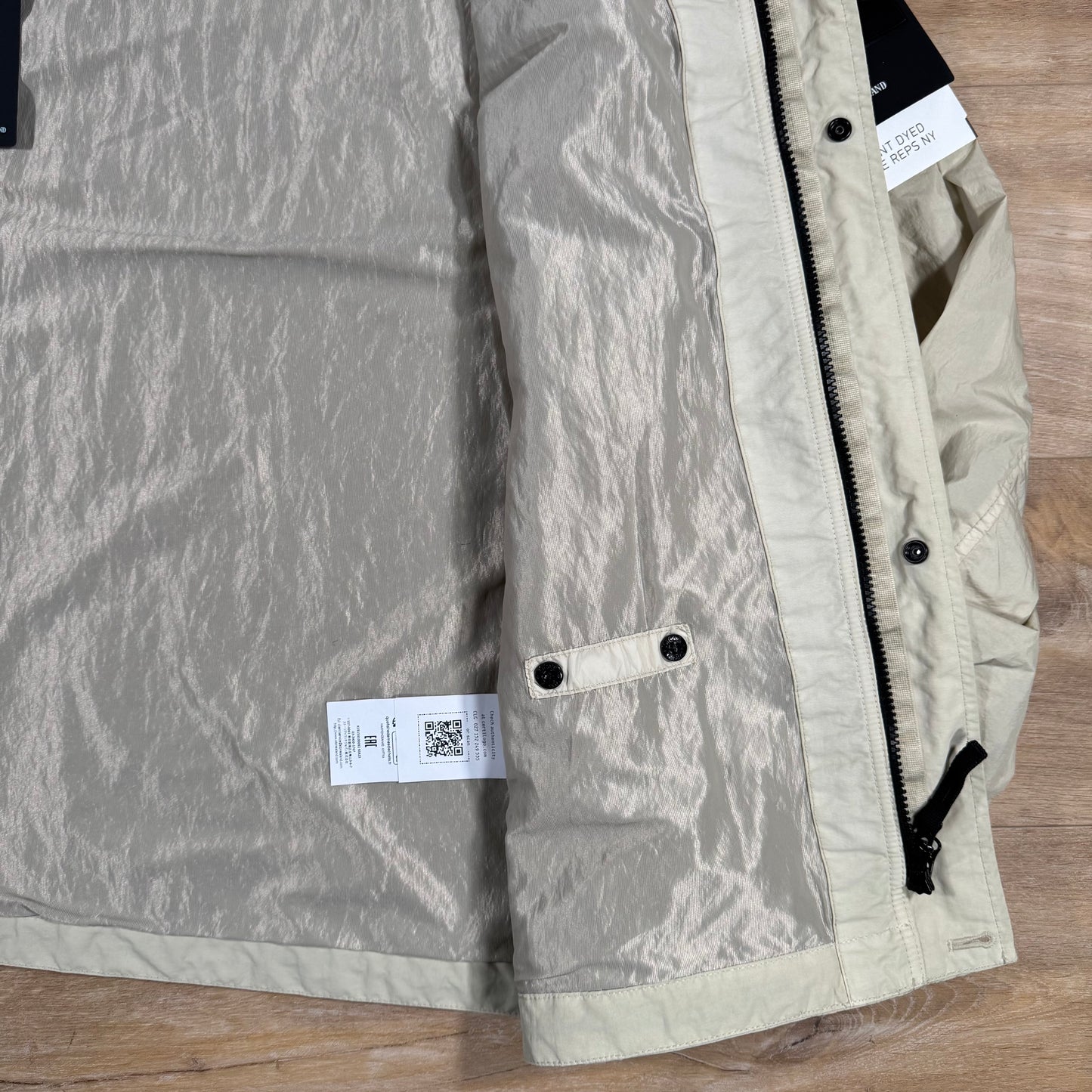 Stone Island Crinkle Reps R-NY Jacket in Sand