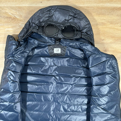 C.P. Company D.D. Shell Goggle Down Vest in Navy